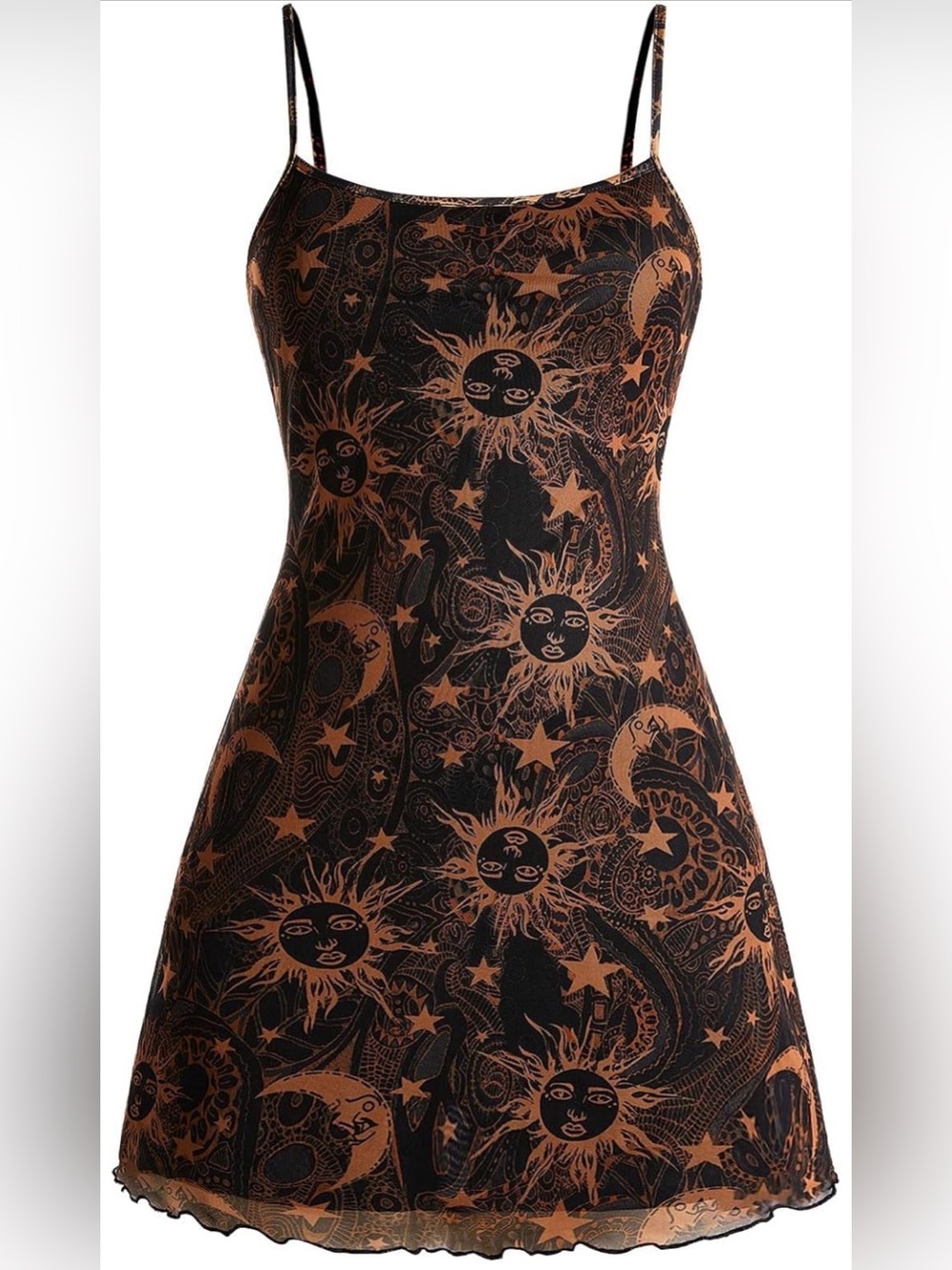 Whimsigoth celestial mini slip dress XXL